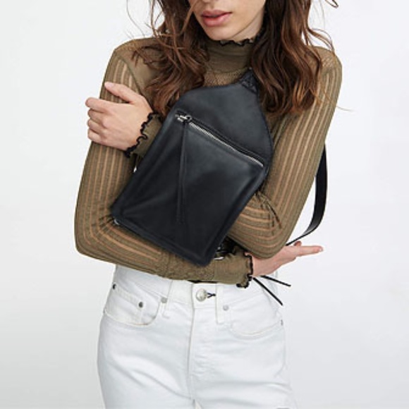 Elliot Sling Pack Smooth Leather Medium Crossbody - Picture 2 of 10